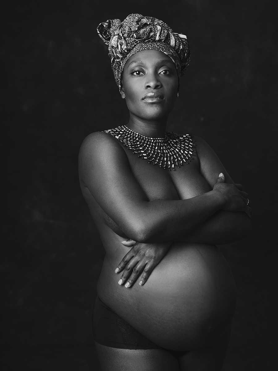 Afrikaanse fotoshoot bloot