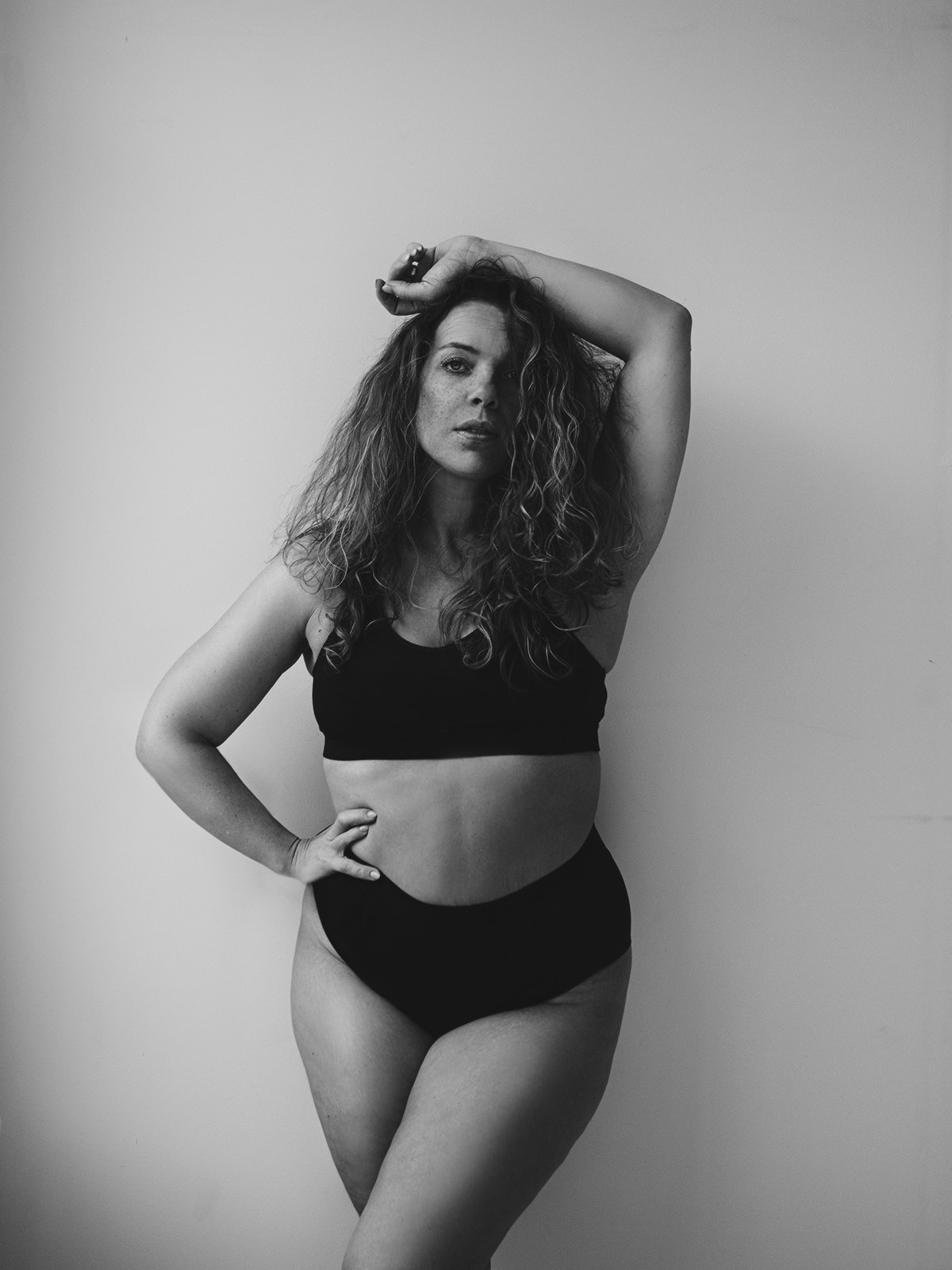 Kristel van Herpt in lingerie