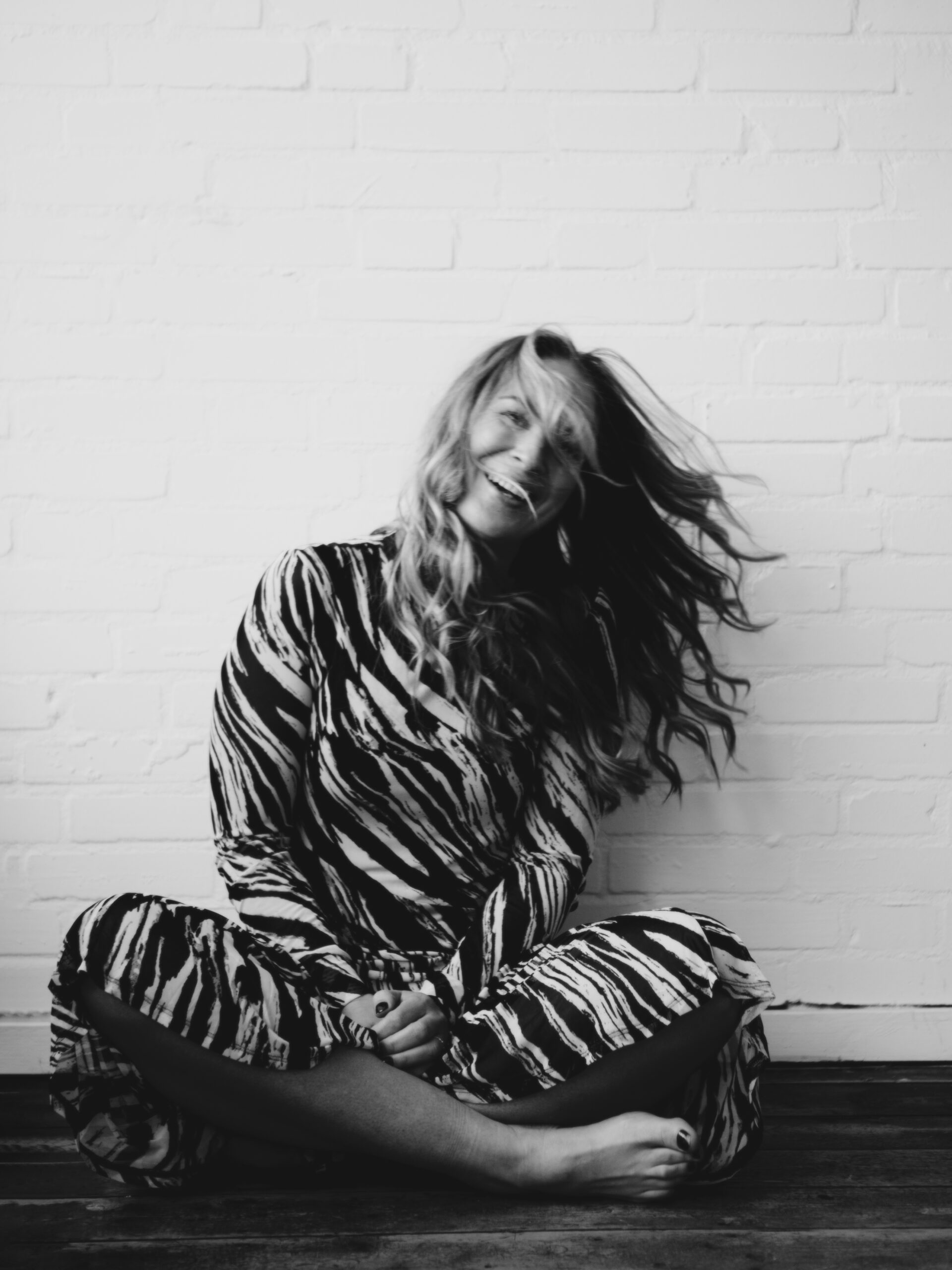 Blije moeder fotoshoot