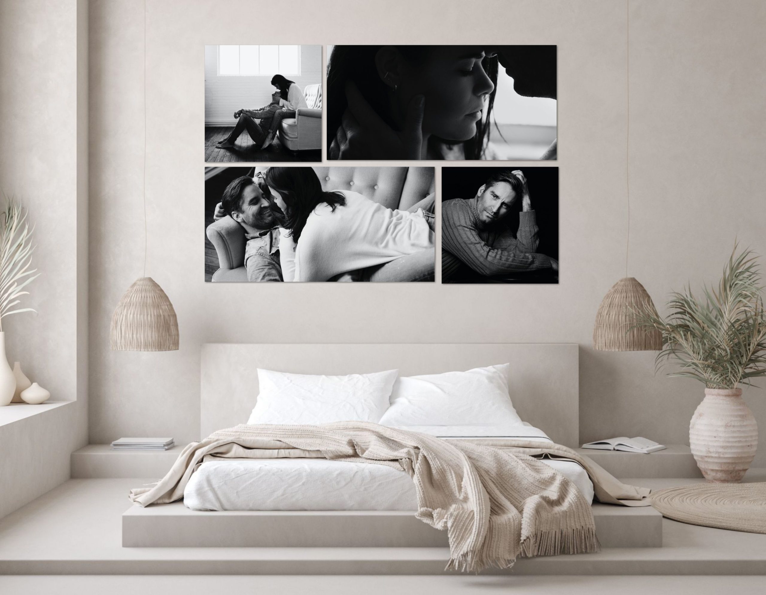 wall art in slaapkamer