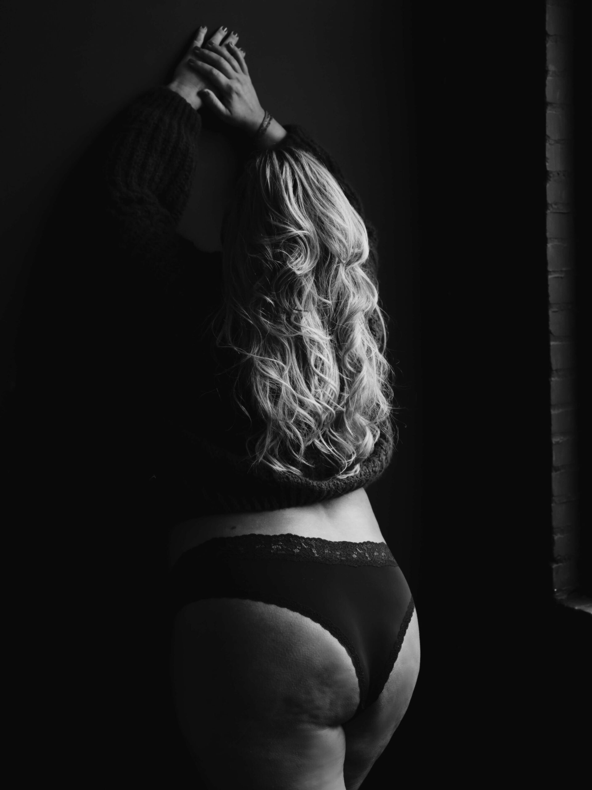 Kristel van Herpt in lingerie